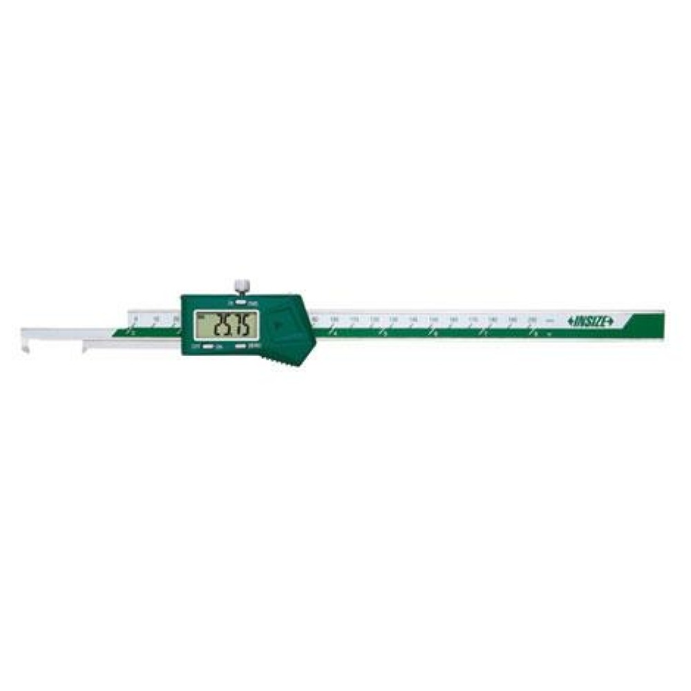 İnsize 0-200mm/0-8" Dijital Kancalı Dış Çap Kumpası, Hassasiyet: 0.01mm/0.0005" Kod: 1164-200WL