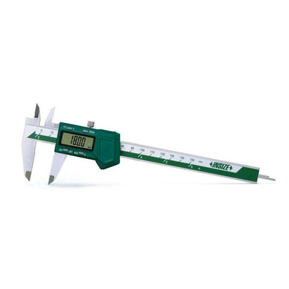 İnsize 0-200mm/0-8" Dijital Kumpas - Absolute Model, Hassasiyet: 0.01mm/0.0005"