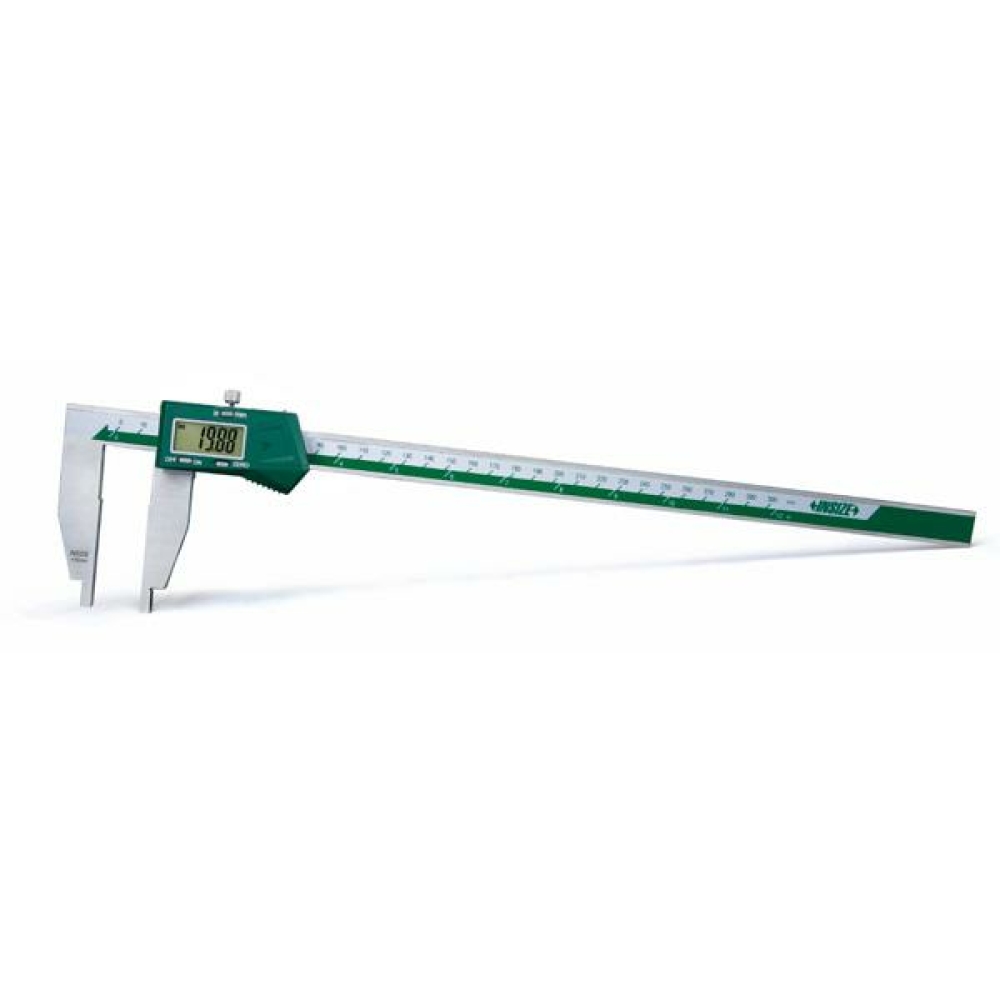 İnsize 0-200mm/0-8“ Dijital Kumpas - Tek Çeneli, Çene Boyu 60mm, Hassasiyet: 0.01mm/0.0005"