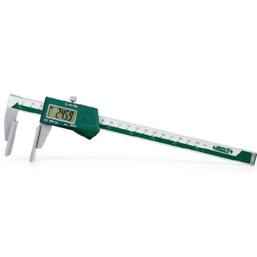 İnsize 0-200mm/0-8" Geniş Ölçüm Ağızlı Dijital Kumpas