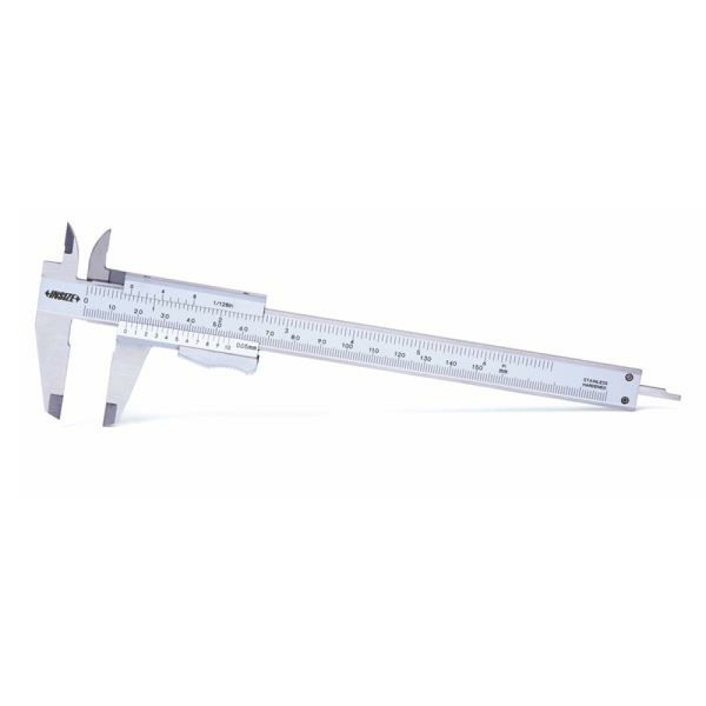İnsize 0-200mm/0-8" Mekanik Kumpas Mandallı, Hassasiyet: 0,02mm/0,001''