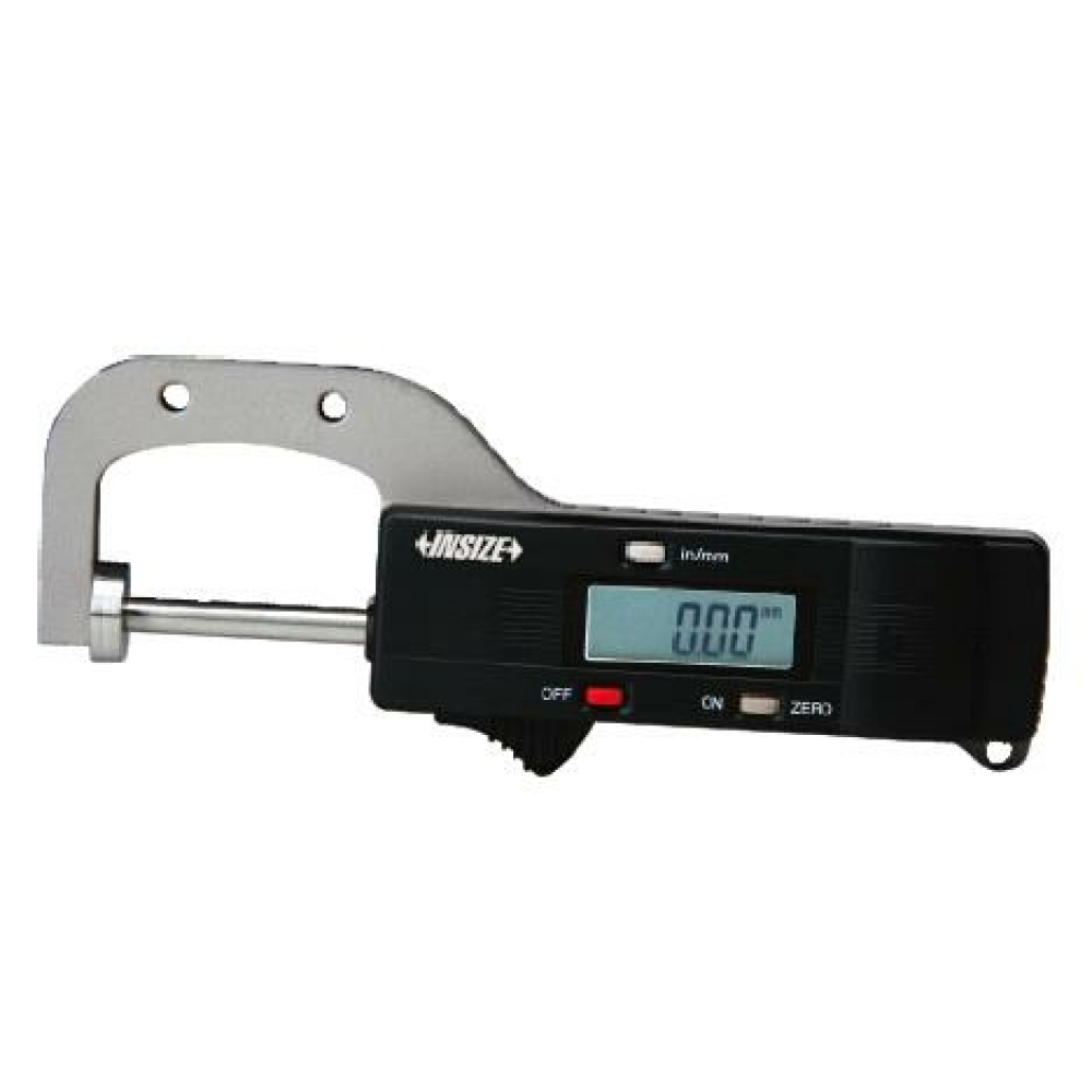 İnsize 0-25mm/0-1" Dijital Kalınlık Komparatörü Yatay Tip, Hassasiyet: 0.01mm Kod: 2167-25