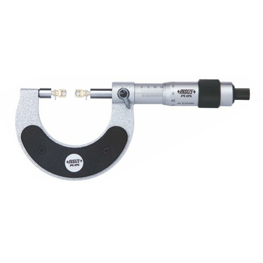 İnsize 0-25mm Dış Çap Dişli Mikrometresi, Hassasiyet: 0.01mm Kod: 3636-25A