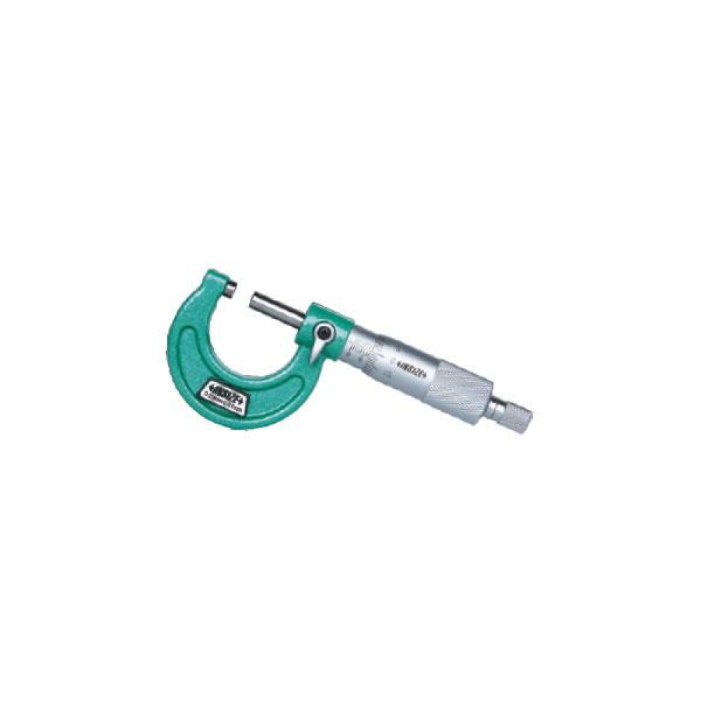 İnsize 0-25mm Dış Çap Mikrometresi (Cırırlı), Hassasiyet: 0.01mm