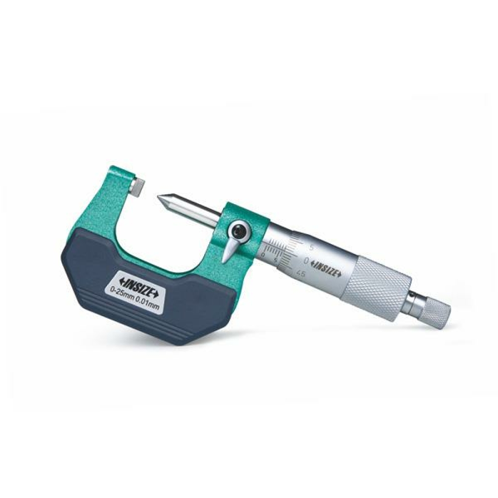 İnsize 0-25mm Mekanik Kablo Klips Mikrometresi, Hassasiyet: 0.01mm
