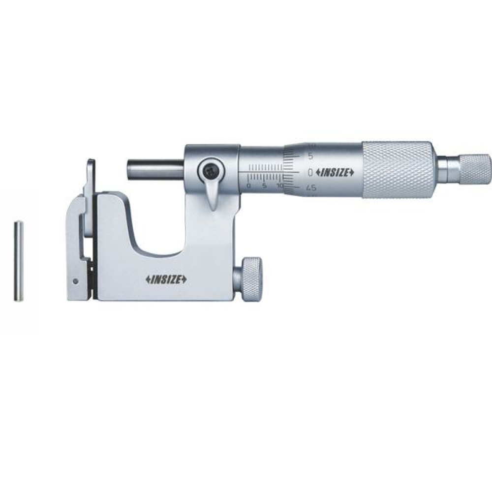 İnsize 0-25mm Mekanik Mikrometre (Boru Ve Silindir Et Kalınlığı İçin ), Hassasiyet: 0,01mm