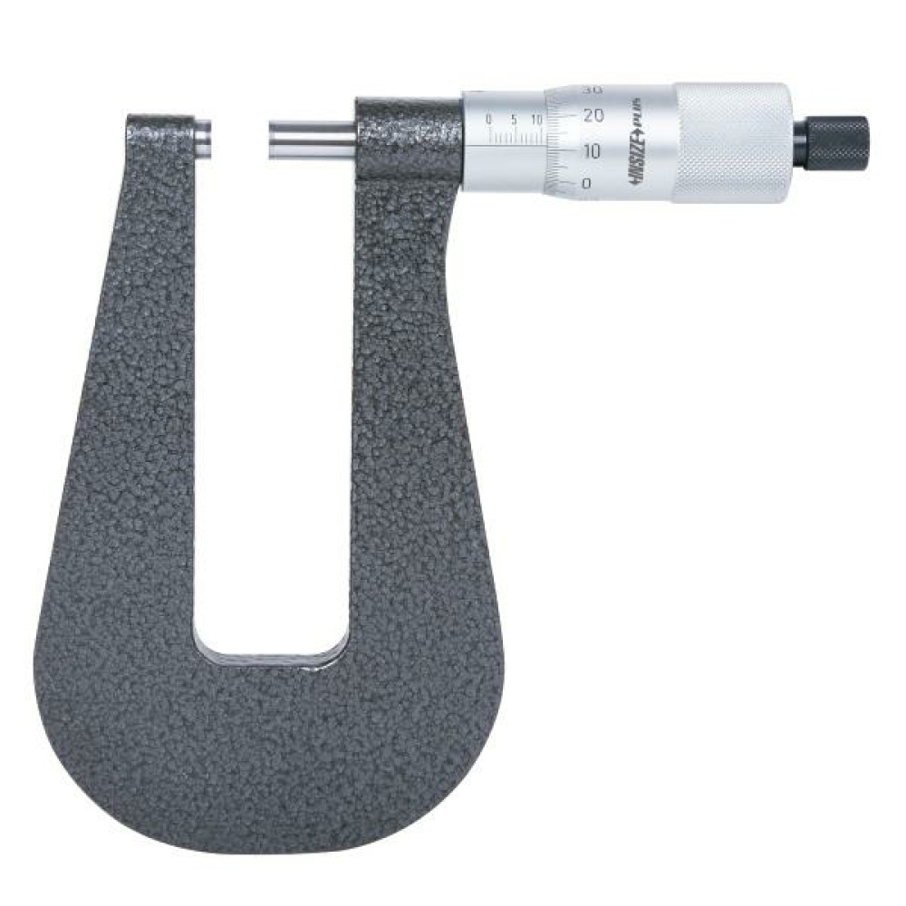 İnsize 0-25mm Metal Levha Mikrometresi, Hassasiyet: 0.01mm Kod: 3653-252A