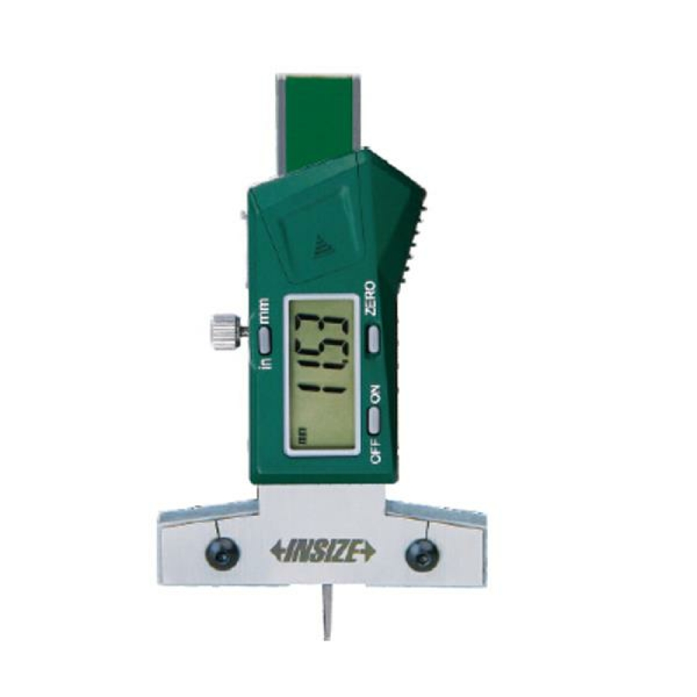 İnsize 0-2mm/0-1" Dijital Lastik Diş Derinliği Ölçüm Kumpası, Hassasiyet: 0.01mm