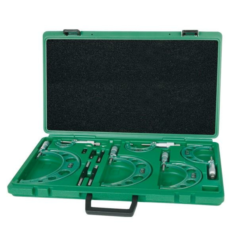 İnsize 0-3" Dış Çap Mikrometresi Set (İnç), Hassasiyet: 0.0001"