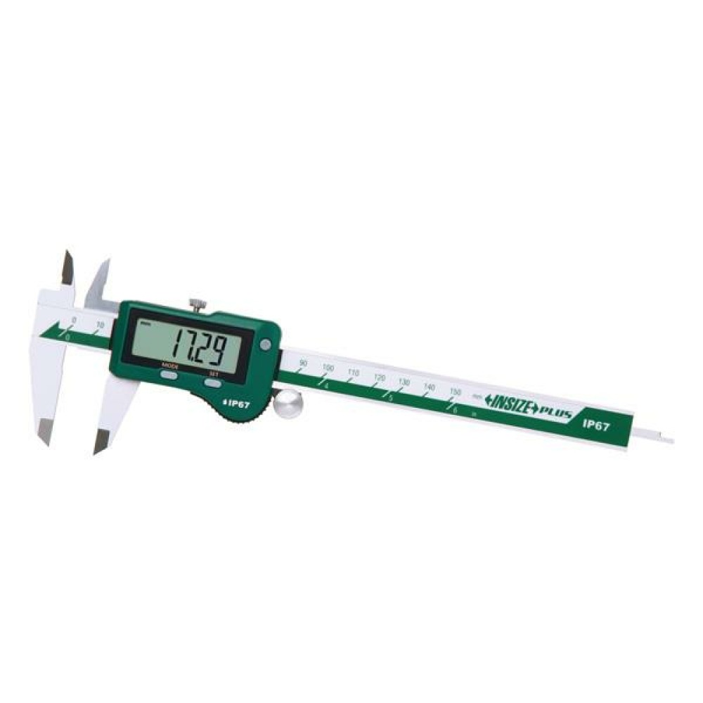 İnsize 0-300mm/0-12" Dijital Kumpas Ip67 Korumalı (Insize Plus), Hassasiyet: 0.01mm/0.0005"