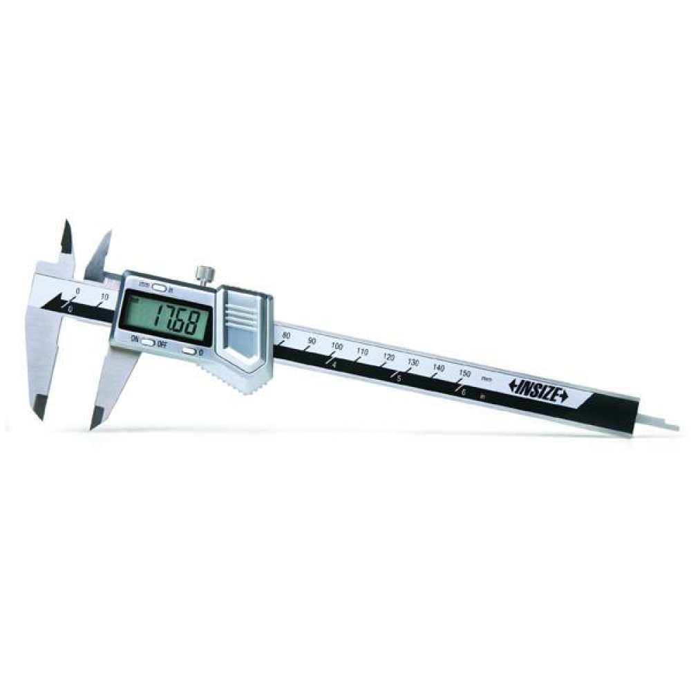 İnsize 0-300mm/0-12" Dijital Kumpas, Sert Çinko Kasa - Sürme Tekerleksiz