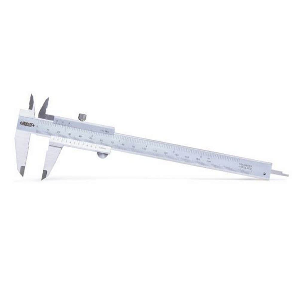 İnsize 0-300mm/0-12" Mekanik Kumpas Standart Model, Hassasiyet: 0.05mm/1/128"