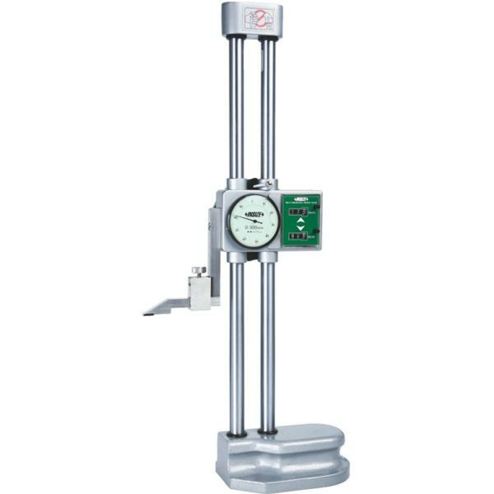 İnsize 0-300mm Saatli, Numaratörlü Yükseklik Mihengiri Üç Sütun (Multi-Beam), Hassasiyet: 0.01mm