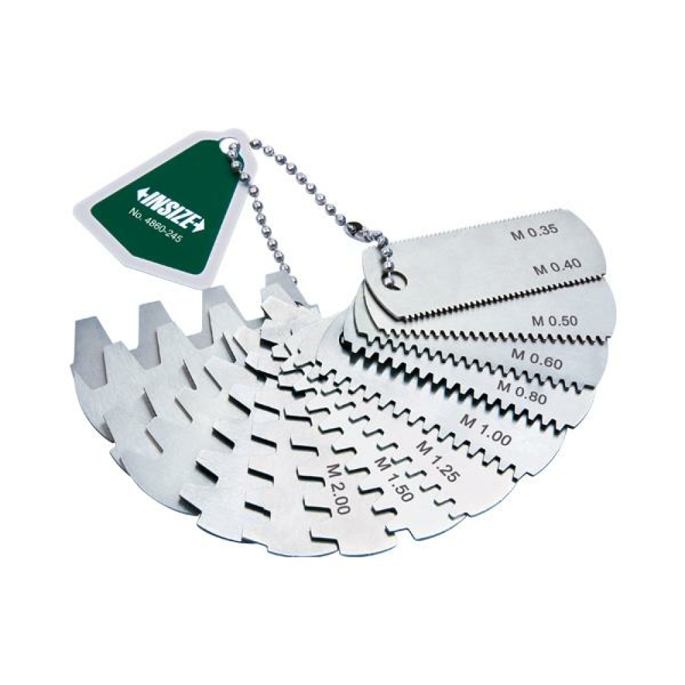 İnsize 0,35-4,5mm Dişli Kontrol Mastarı Kod: 4860-145