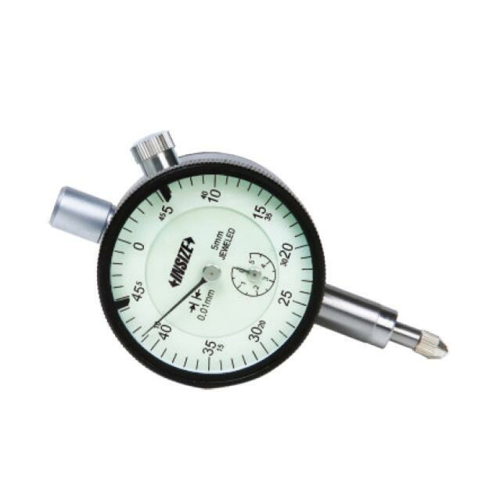 İnsize 0-3mm Komparatör Saati Çap: 42mm (Düz Kapak), Hassasiyet: 0.01mm
