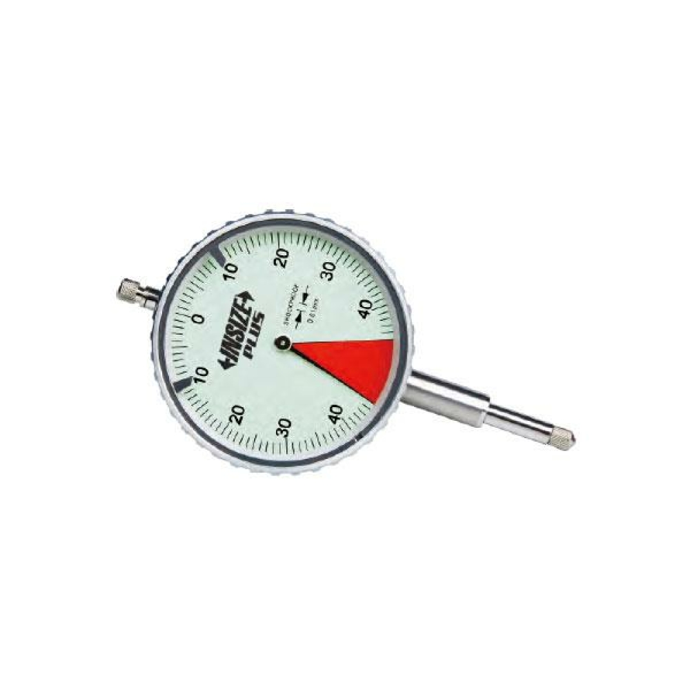 İnsize 0,8mm Tek Turlu Komparatör Saati (Kulaklı Kapak), Hassasiyet: 0.01mm