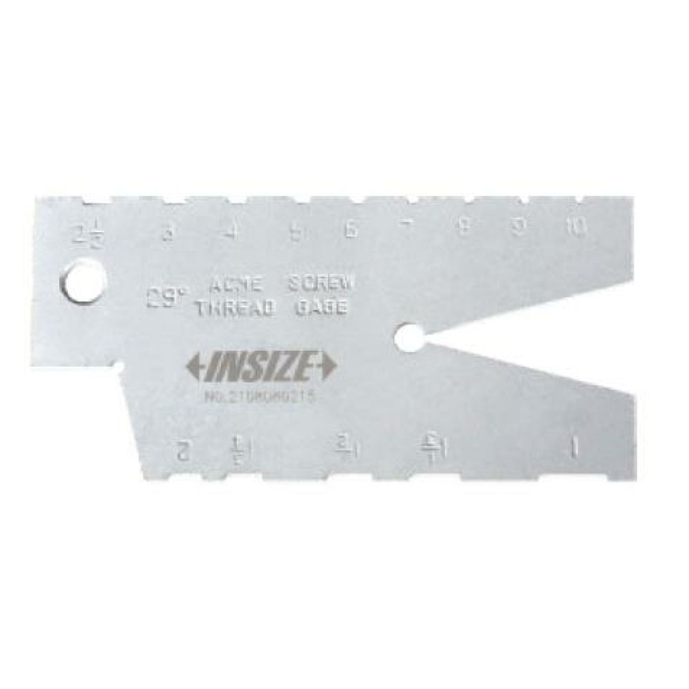 İnsize 1-10Tpı Diş Açı Mastarı 29° Trapez