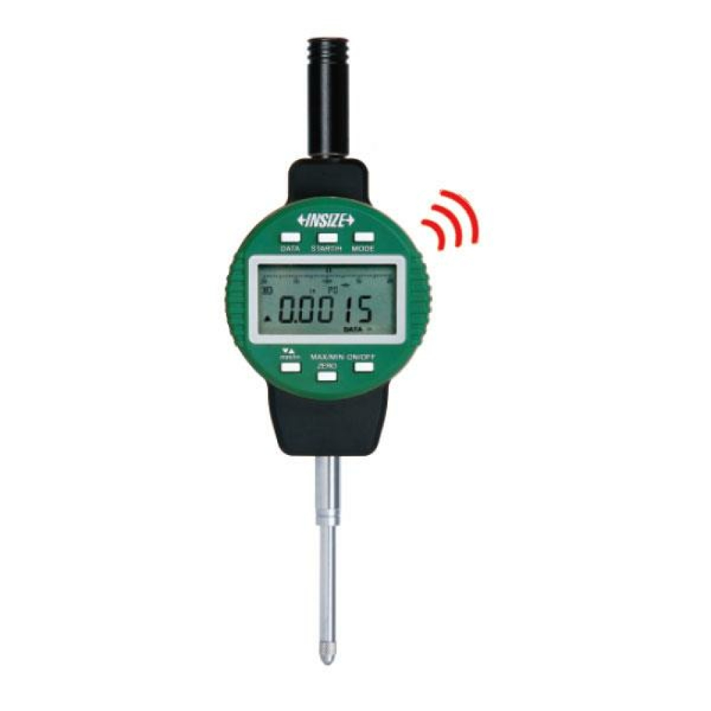 İnsize 1"/25,4mm Yüksek, Hassasiyet:li Dijital Komparatör Saati (Kablosuz Veri Aktarımı - Düz Kapak), Hassasiyet: .00002"/0.0005mm