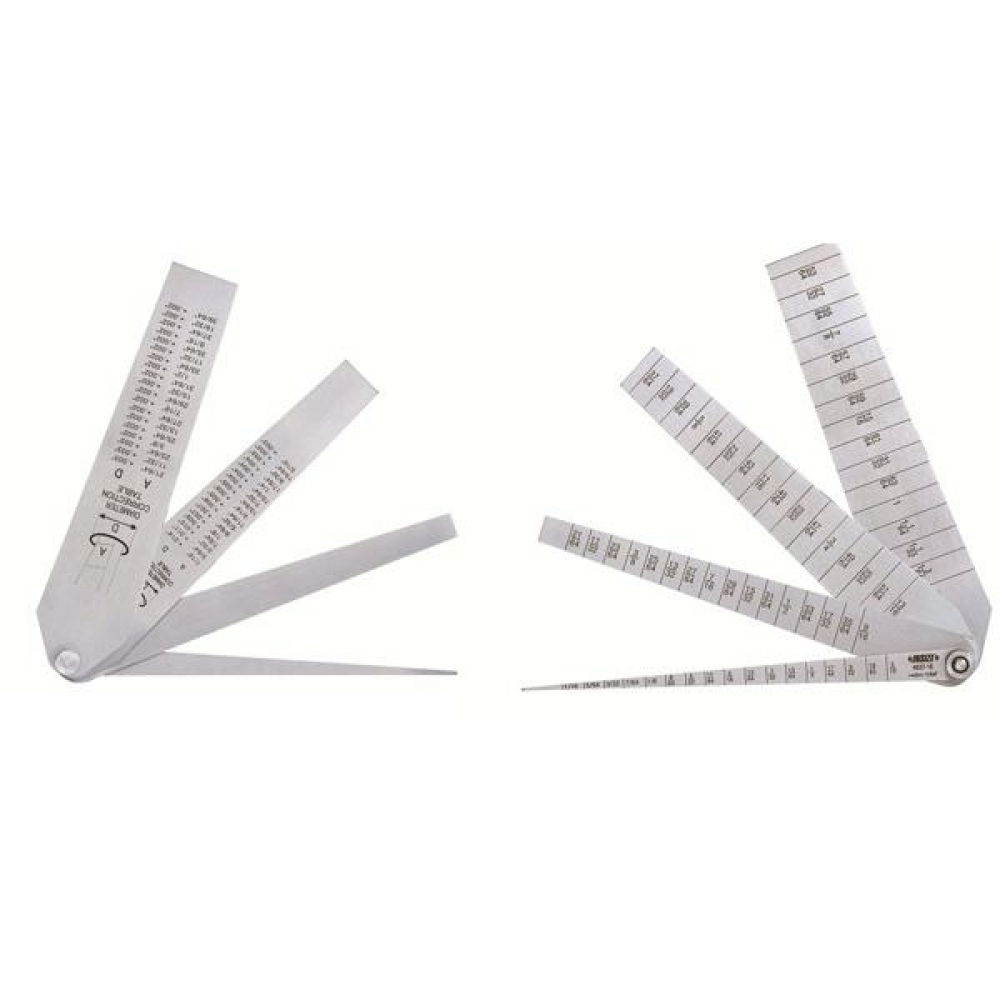İnsize 1-29mm Konik Cetvel (Set), Hassasiyet: 0.05mm