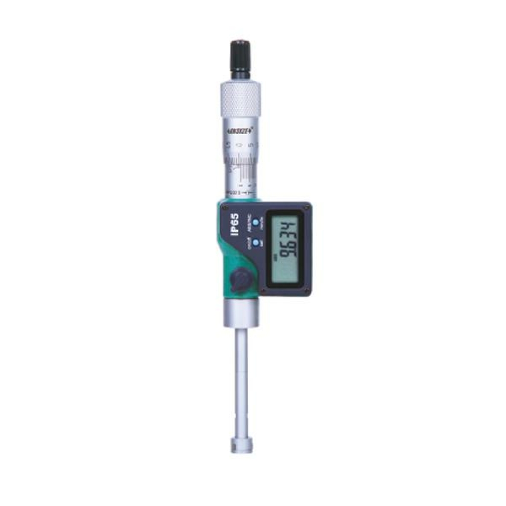 İnsize 10-12mm Dijital Üç Ayaklı İç Çap Mikrometresi Ayak Boyu 54,5mm, Hassasiyet: 0,001mm