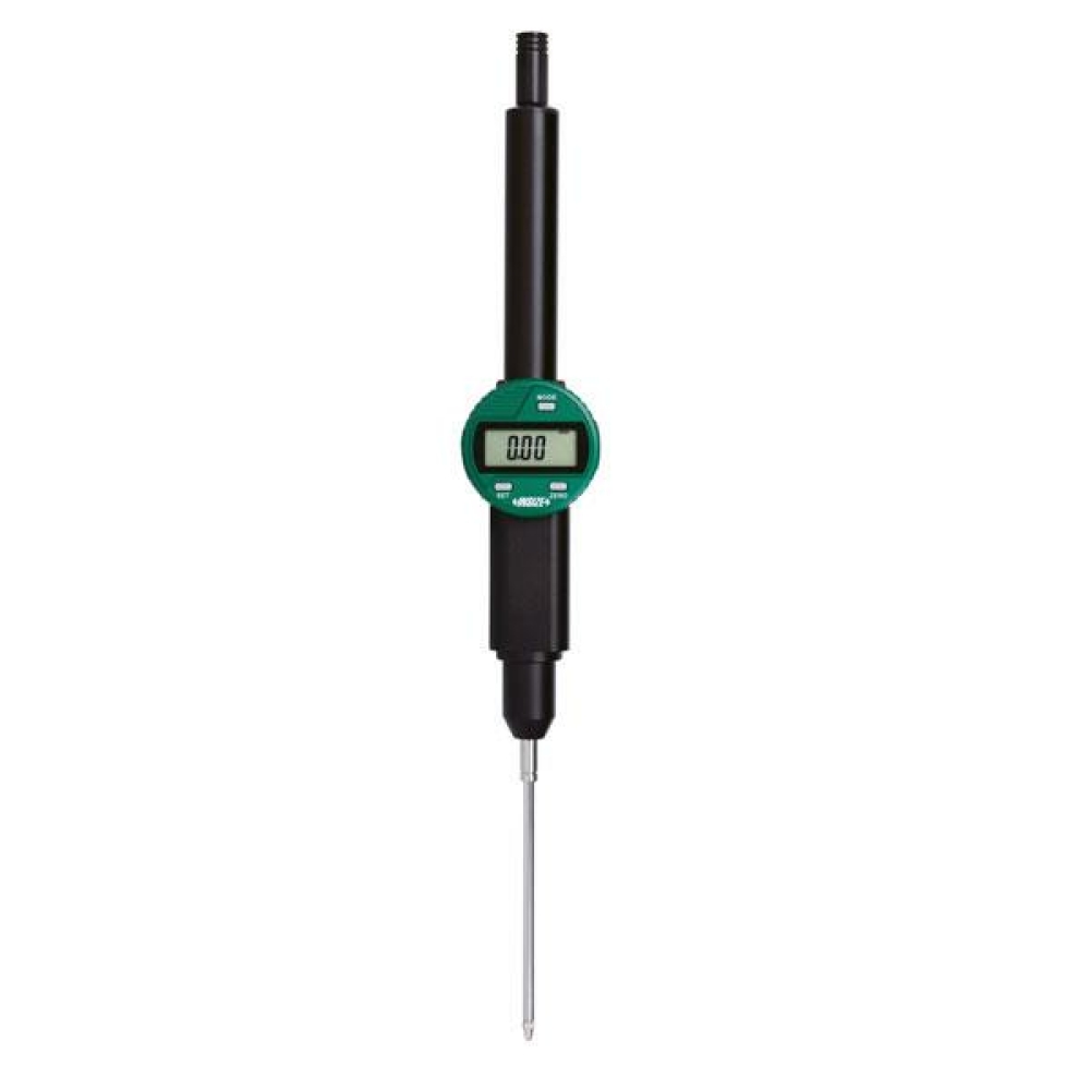 İnsize 100mm/4" Dijital Komparatör Saati, Düz Kapaklı - Uzun Çalışma Mesafeli, Hassasiyet: 0.001mm/0.00005"