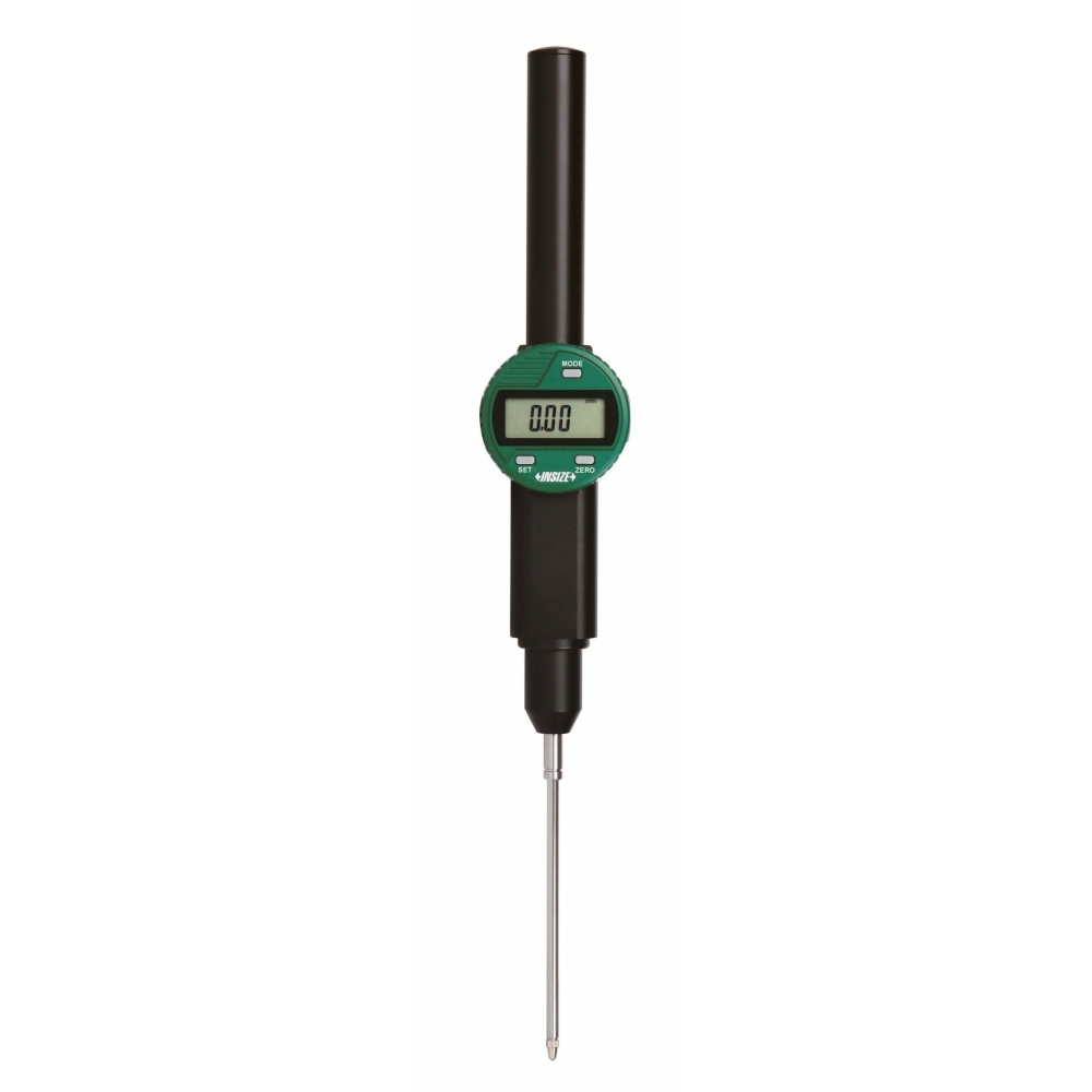 İnsize 100mm/4" Dijital Komparatör Saati, Kulaklı Kapaklı - Uzun Çalışma Mesafeli, Hassasiyet: 0.001mm/0.00005"