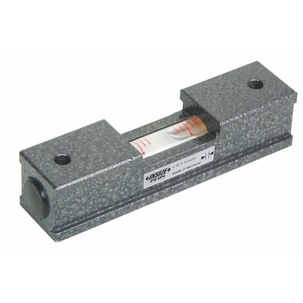 İnsize 100mm Hassas Su Terazisi - Mini Model (Insize Plus), Hassasiyet: 0.1mm/M (=0.0057°)