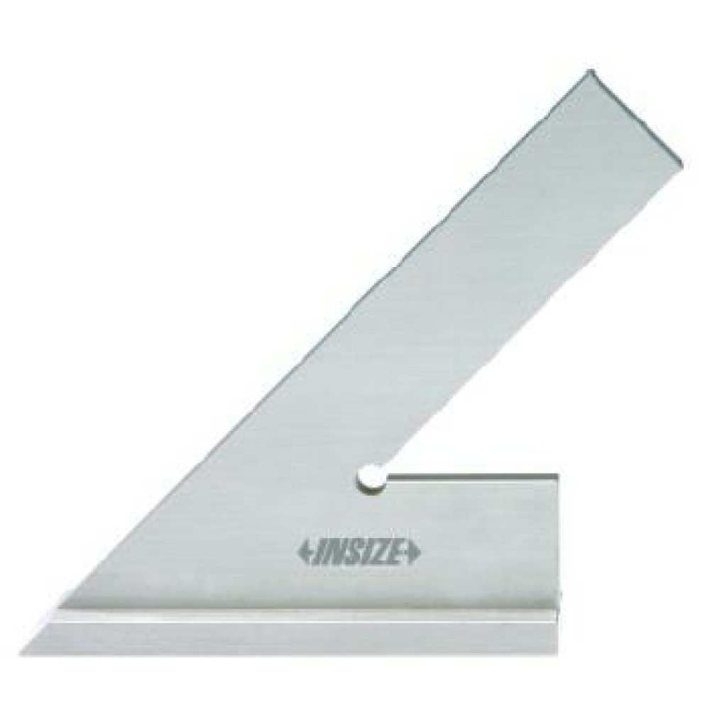 İnsize 120X80mm Şapkalı Gönye 45 Derece Dın 875, Hassasiyet: 2, Hassasiyet:
