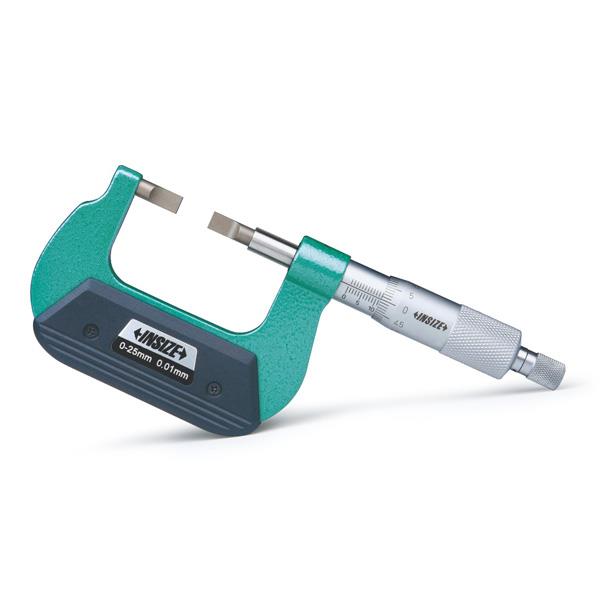 İnsize 125-150mm Mekanik Mikrometre Bıçak Ağızlı, Hassasiyet: 0.01mm