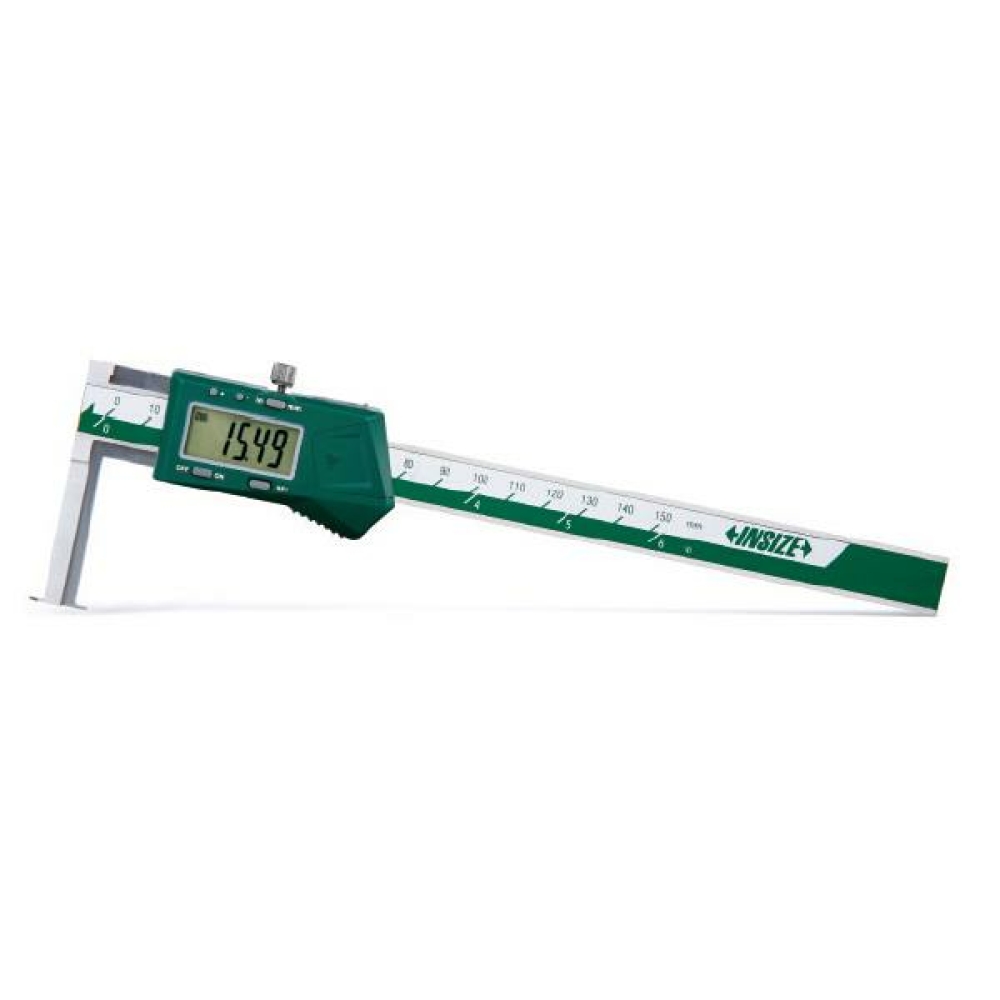 İnsize 16-200mm/0,63-8" Dijital İç Kanal Kumpası (İnce Ağızlı), Hassasiyet: 0.01mm/0.0005"