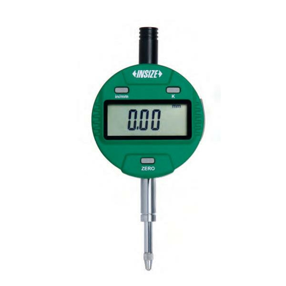 İnsize 25,4mm/1" Komparatör Saati - Ayarlanabilir Katsayılı (Düz Kapak), Hassasiyet: 0.01mm/0.0005"