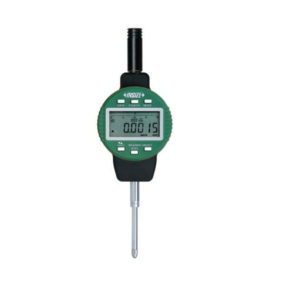 İnsize 25,4mm/1" Yüksek, Hassasiyet:li Dijital Komparatör Saati (Düz Kapak), Hassasiyet: 0.0002mm/0.00001"