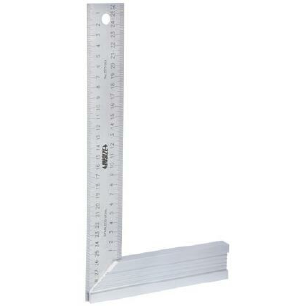 İnsize 300X170mm Cetvelli Gönye (Tam Kutu Sipariş Edilmelidir, 6 Adet/Kutu), Hassasiyet: 1mm