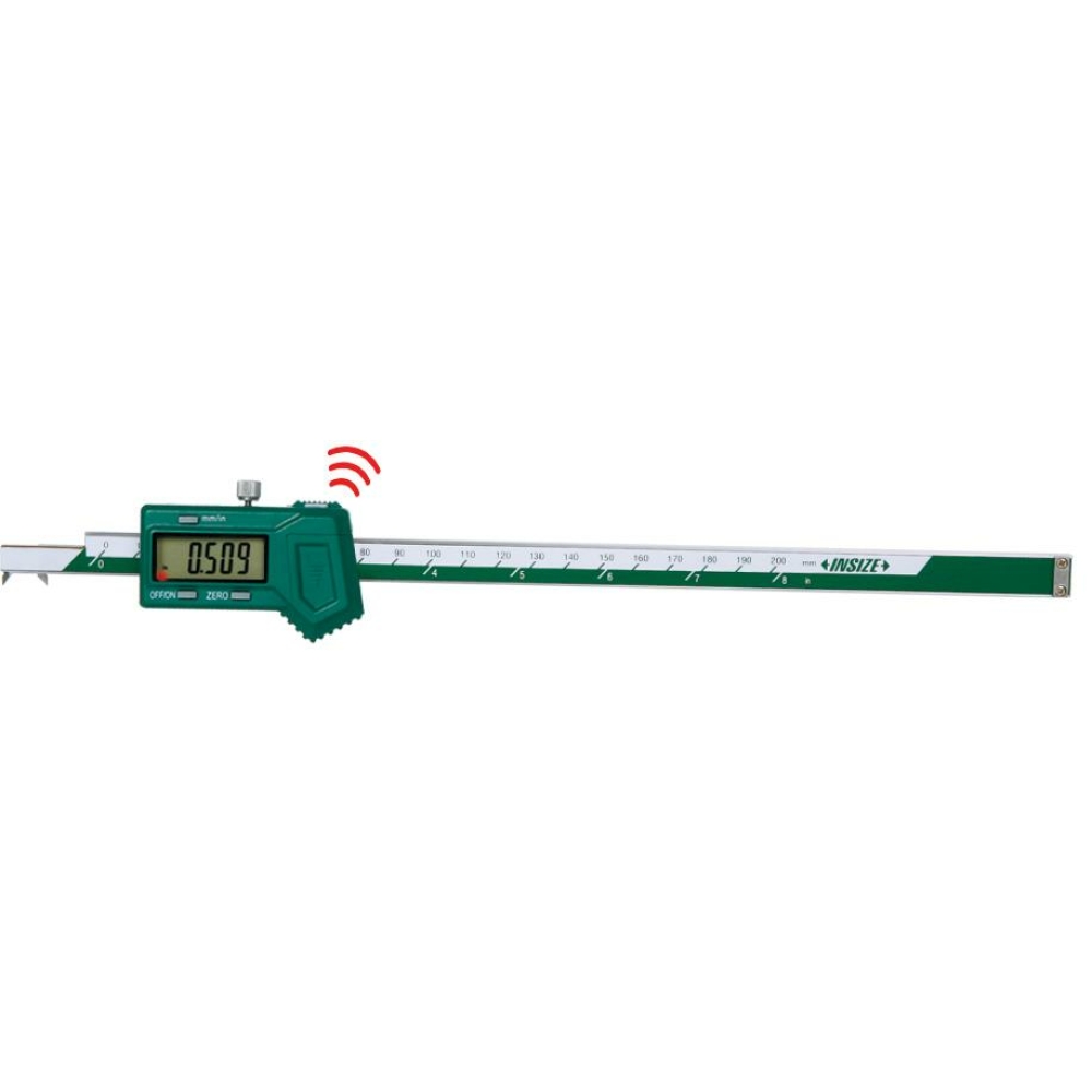 İnsize 4-300mm/0,16-12" Dijital Kancalı Kumpas (Kablosuz Veri Transferi), Hassasiyet: 0.01mm/0.0005"