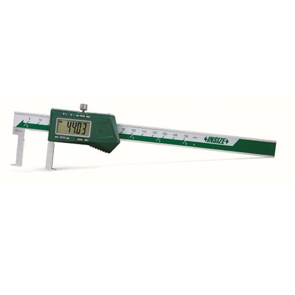 İnsize 40-200mm/1,57-8" Dijital Kumpas Düz Uçlu İç Kanal Kumpası (Ip67, Bilgi Çıkışsız), Hassasiyet: 0.01mm/0.0005"