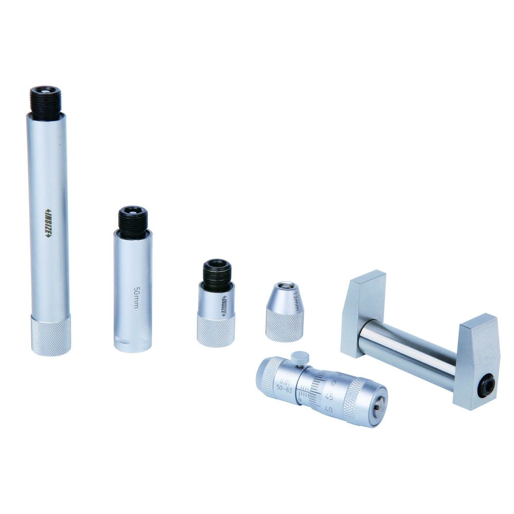 İnsize 50-63mm Delik Mikrometresi Uzatmalı / Boru Tipi, Hassasiyet: 0.01mm