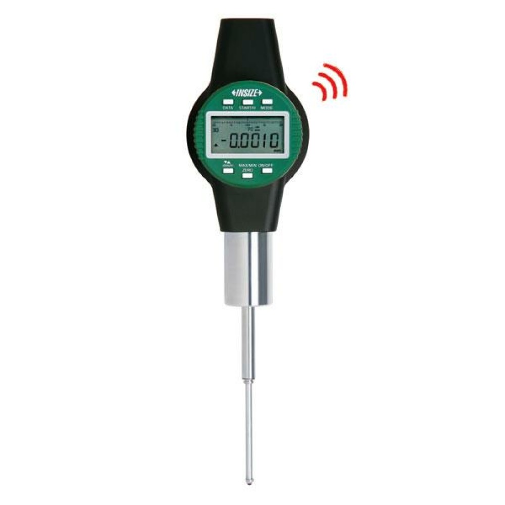 İnsize 50,8mm/2" Yüksek, Hassasiyet:li Dijital Komparatör Saati (Kablosuz Veri Aktarımı - Düz Kapak), Hassasiyet: 0.0005mm/0.00002"