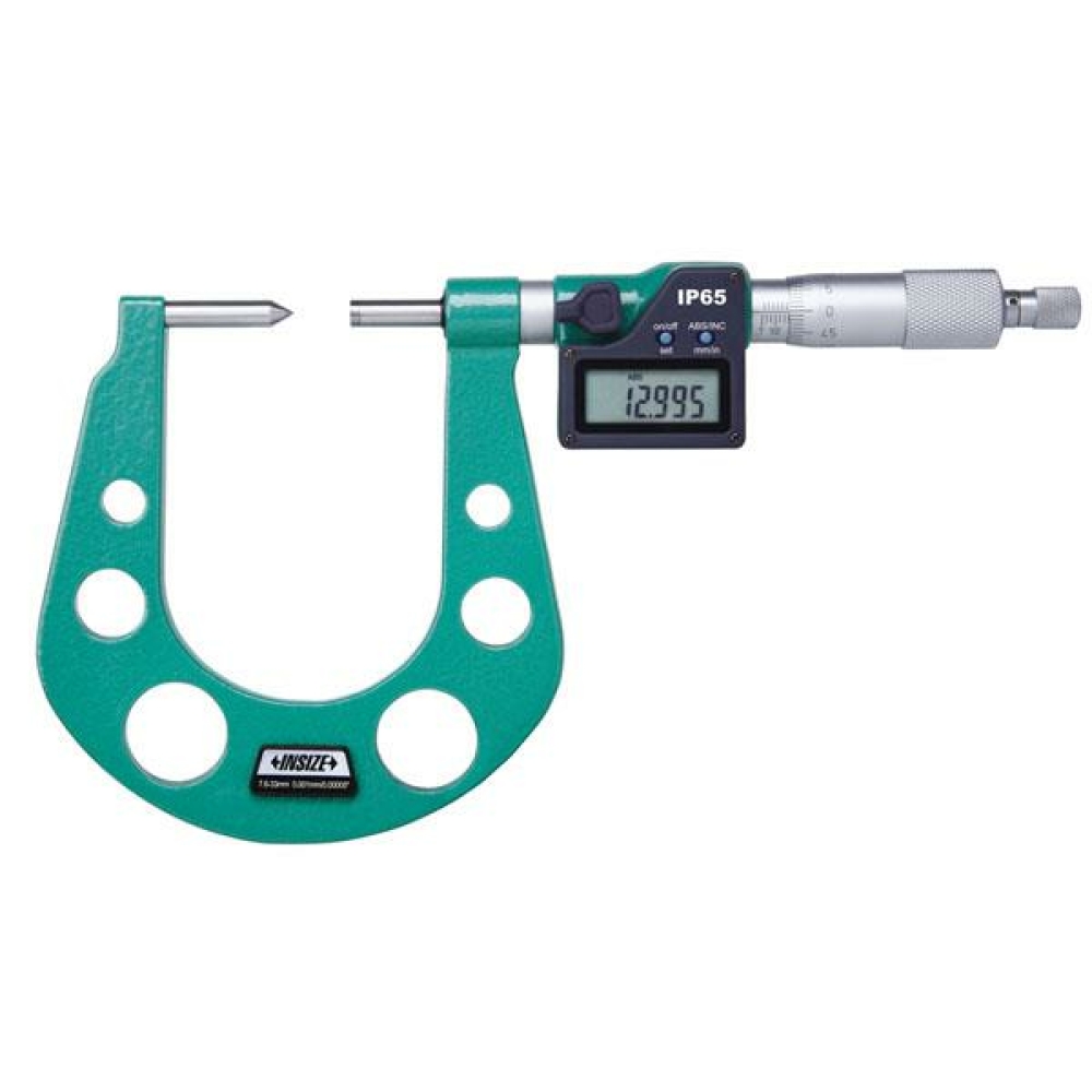 İnsize 7,6-33mm/0,3-1,3" Dijital Fren Diski Mikrometresi, Hassasiyet: 0.001mm/0.00005"