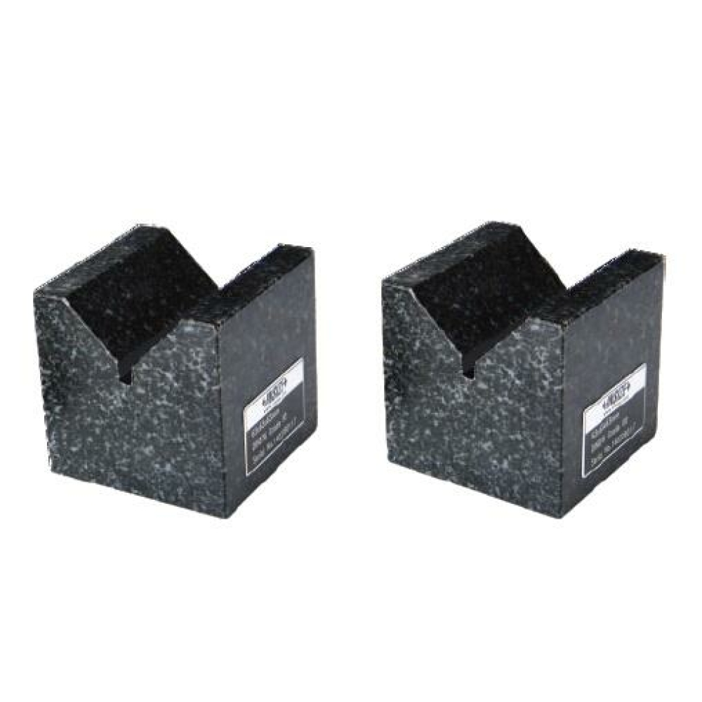 İnsize 70X70X50mm Granit V Blok ( Çiftli), Hassasiyet: 6-75mm