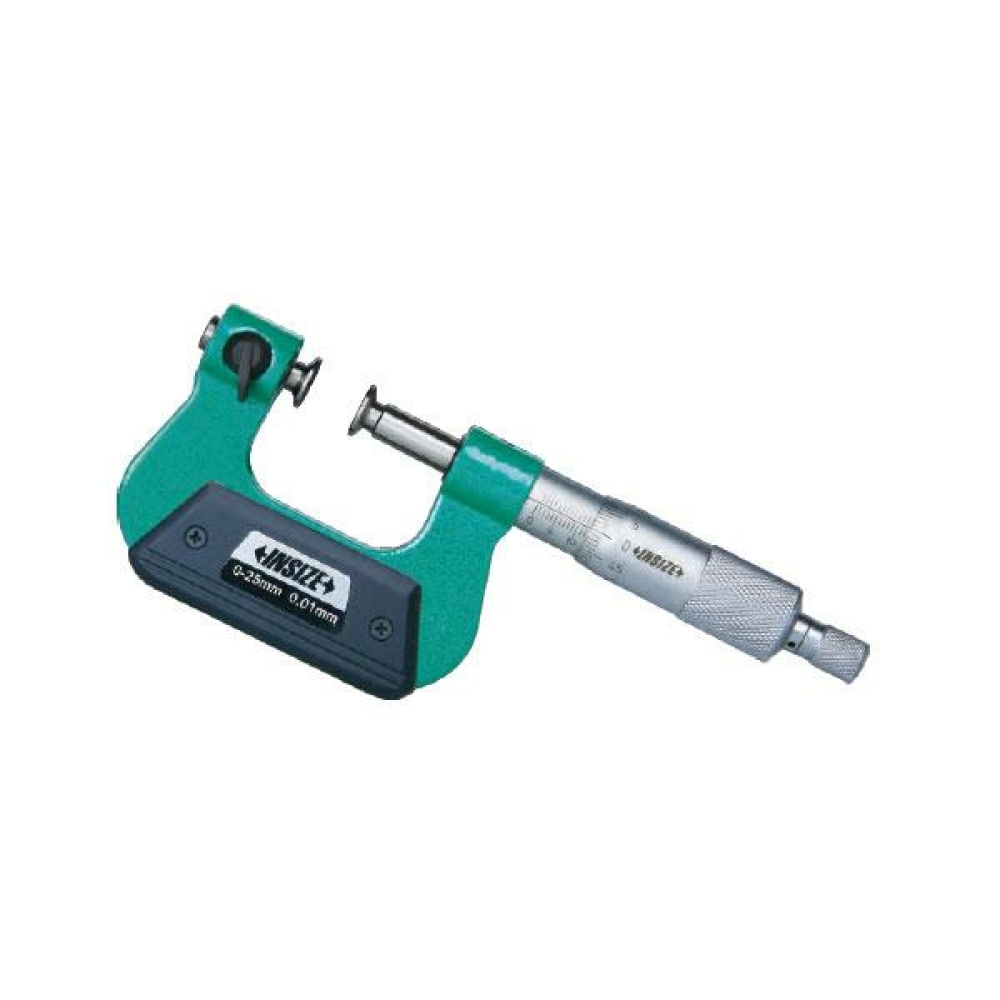 İnsize 75-100mm Mekanik Değiştirilebilir Uçlu Mikrometre, Hassasiyet: 0.01mm