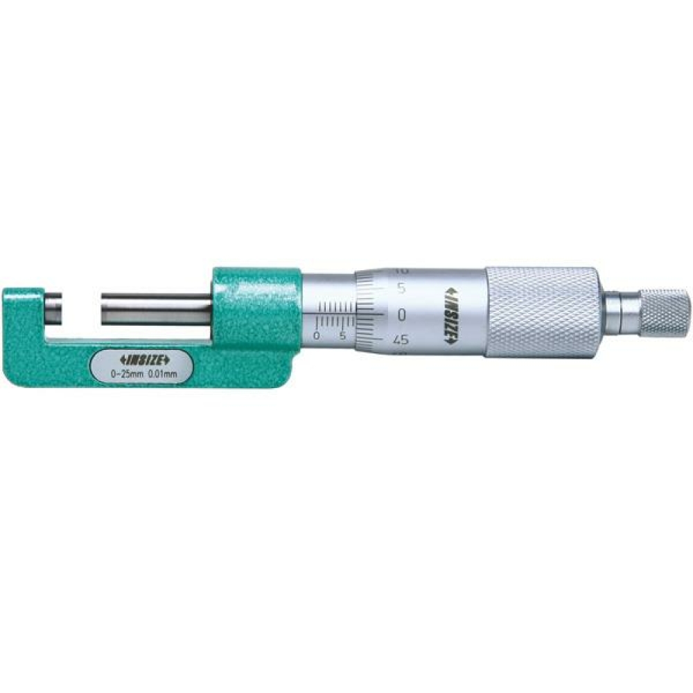 İnsize 75-100mm Mekanik Yatak Mikrometresi Burçları Ölçümü İçin, Hassasiyet: 0.01mm