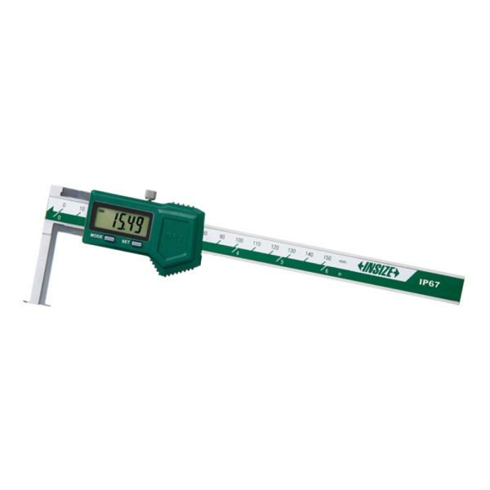 İnsize 8-150mm/0,31-6" Dijital İç Kanal Kumpası (İnce Ağızlı - Ip67, Bilgi Çıkışsız), Hassasiyet: 0.01mm/0.0005"