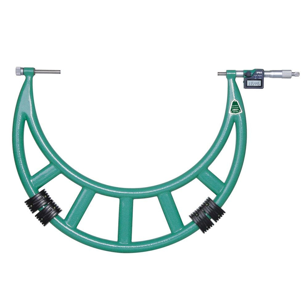 İnsize 800-900mm/32-36" Dijital Dış Çap Mikrometresi Değişebilir Uçlu, Hassasiyet: 0.001mm